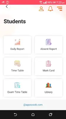 Appscook Parent android App screenshot 1